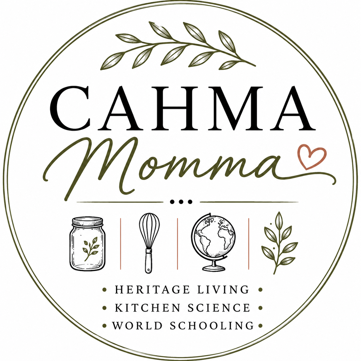 CAHMA Momma black and white logo
